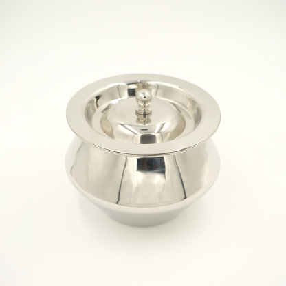 Stainless Steel Serving Bowl with Lid