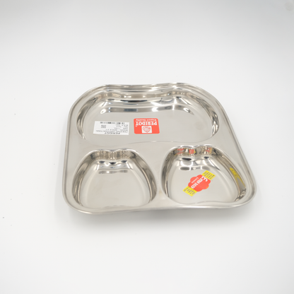 Apple Design Stainless Steel Thali