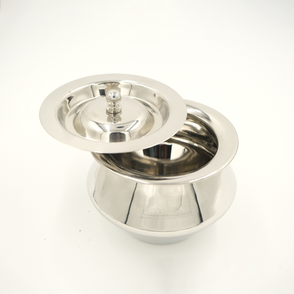 Stainless Steel Serving Bowl with Lid