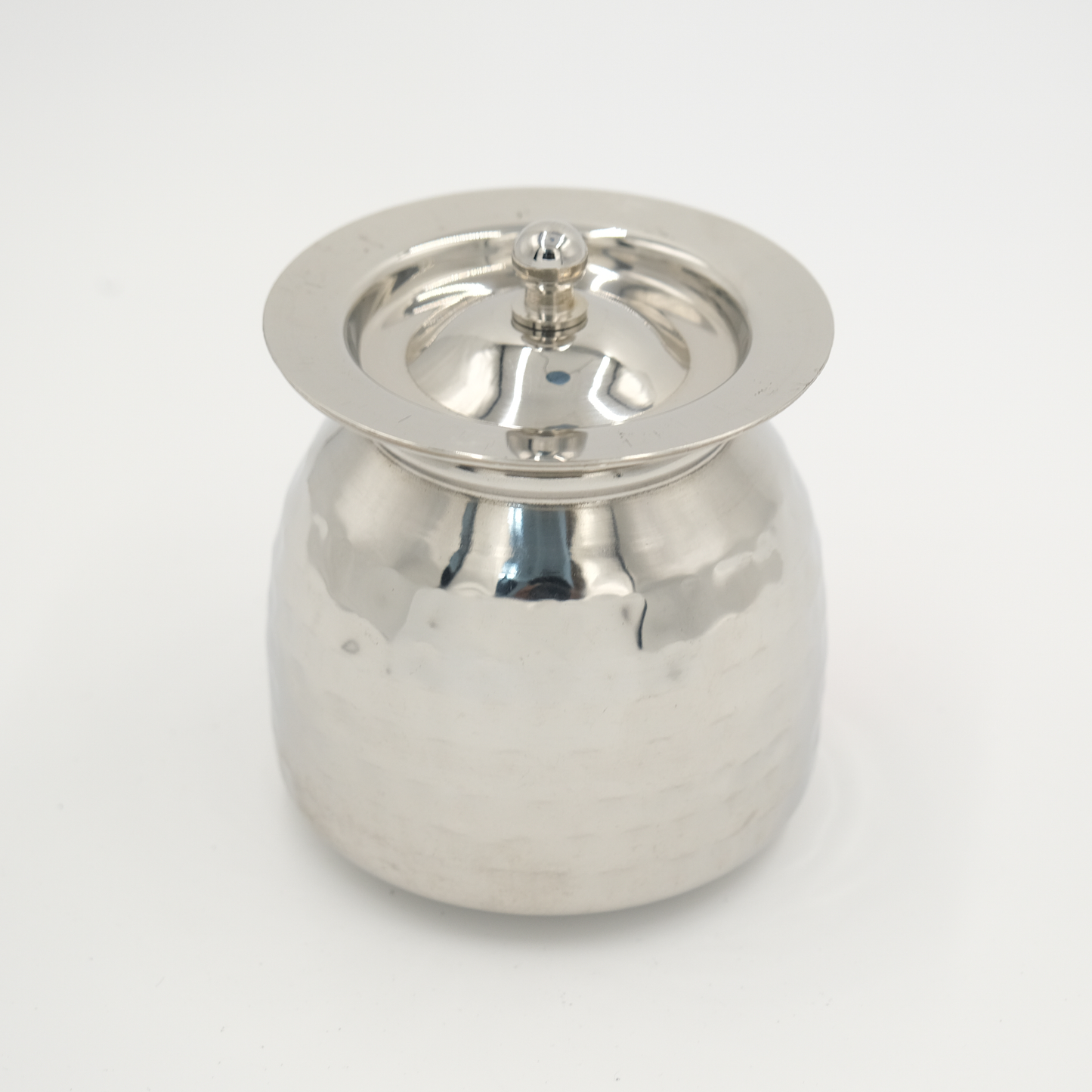 Stainless Steel Ghee Pot Matka with Spoon