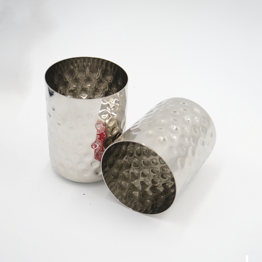Stainless Steel Glass Set of 2