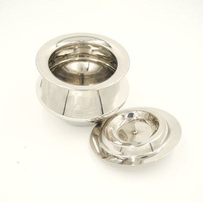 Stainless Steel Serving Bowl with Lid